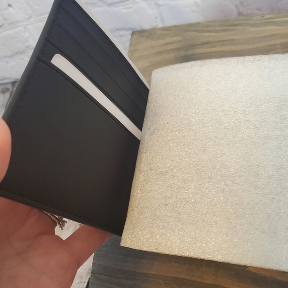 𝅺coach 3 In 1 Wallet In Signature Canvas With Coach Radial Rainbow NWT - Picture 7 of 7